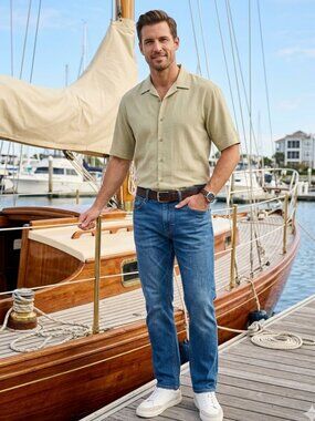 🌴 Tommy Bahama 100% Silk Button Down Shirt Sz M Sweet Green Lux Camp Shirt